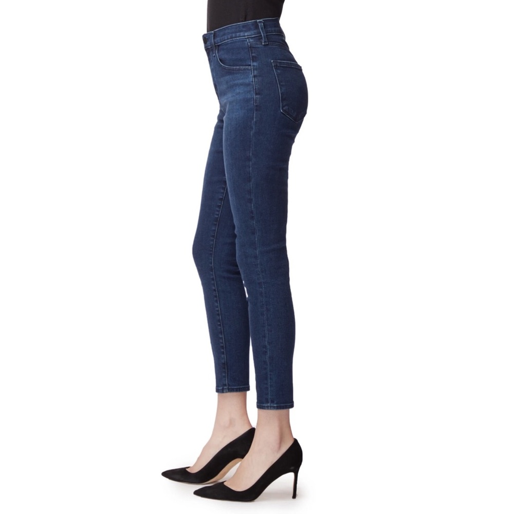 AGOLDE high rise skinny jeans cropped